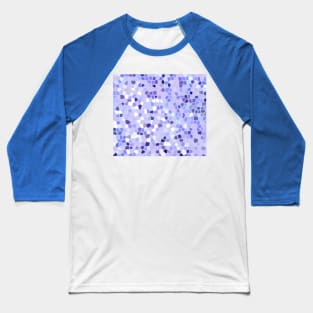 Purple Mosaic Baseball T-Shirt